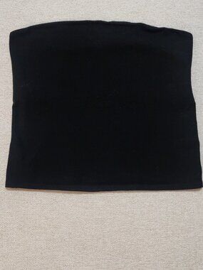 Black Strapless Tube Top